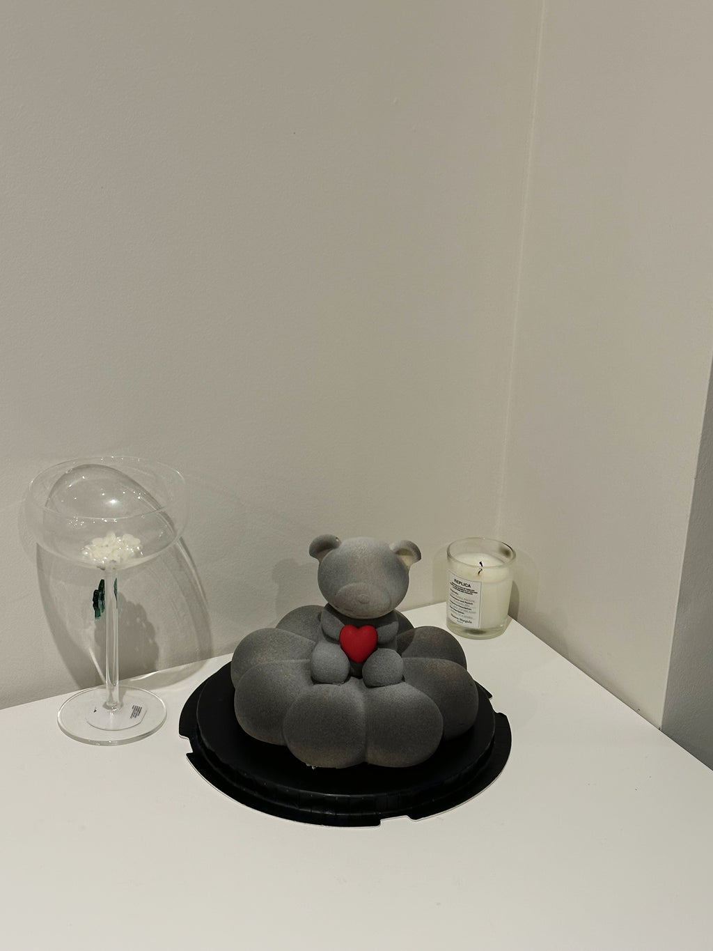 Black Bear Heart Cake