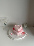 Pink Ballet Heart Cake