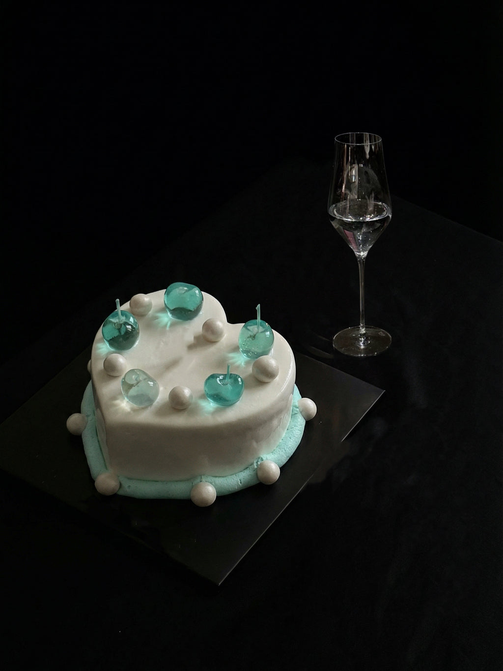 Mint blue candy