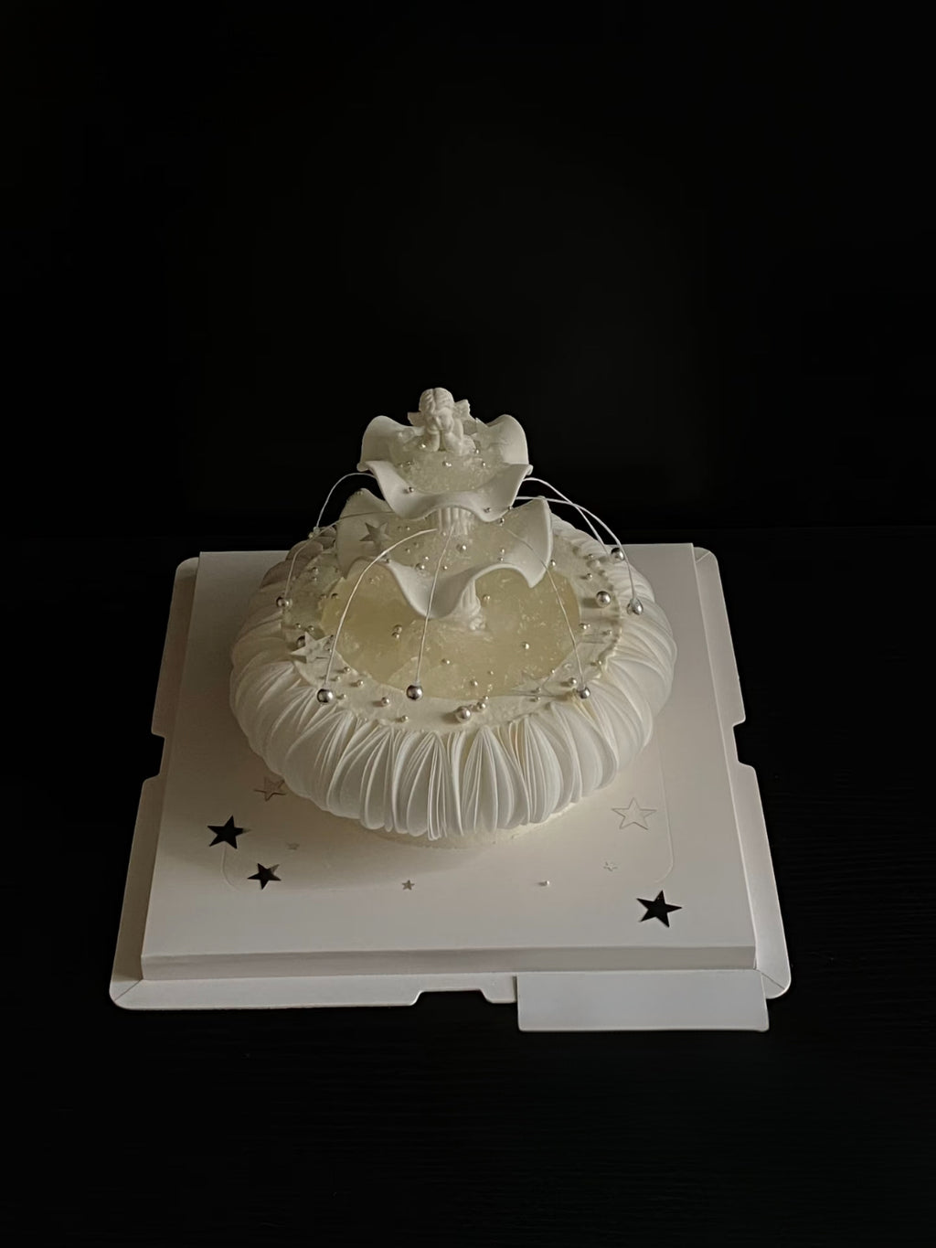 Starlight Wishing Fountain Cake
