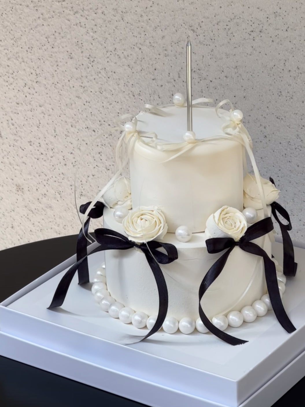 White Camellia Double Layer