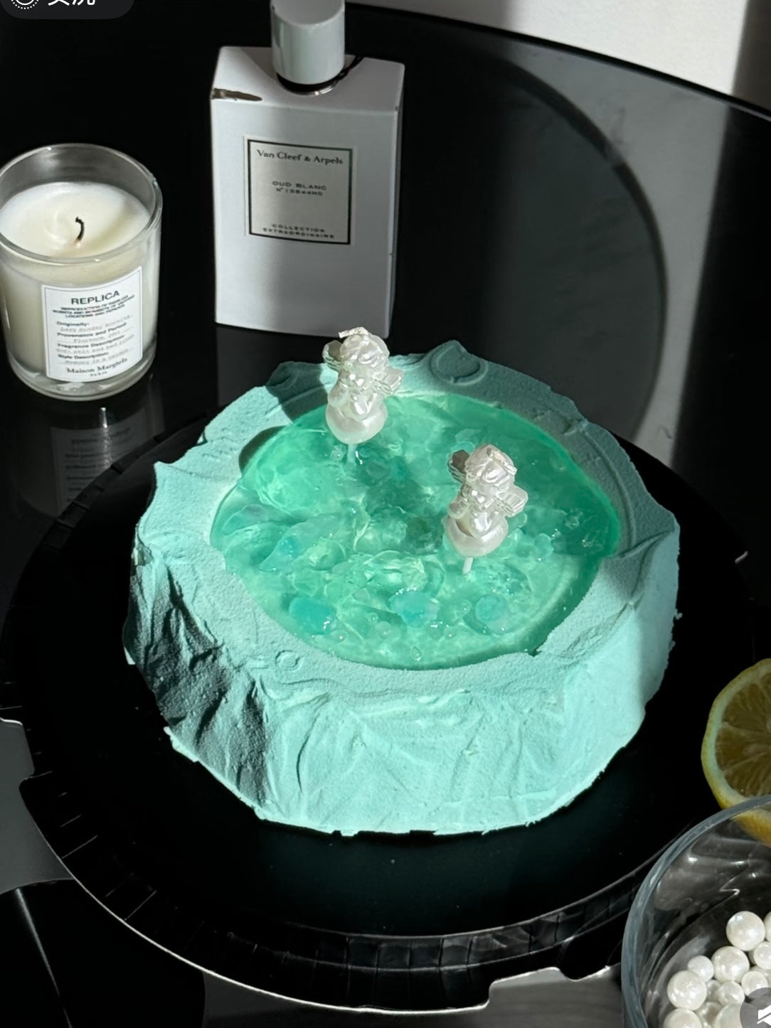 Tiffany Blue Wishing Fountain