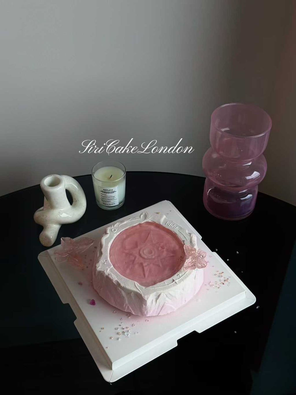 Pink wishing well