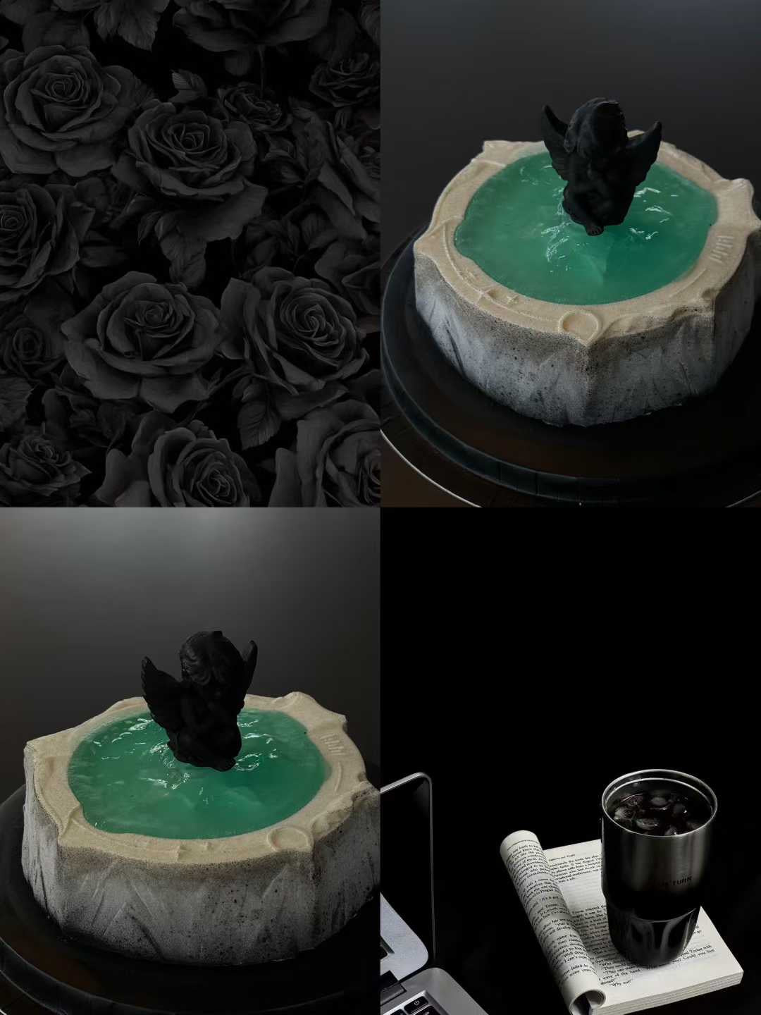 Noir Wishing Fountain